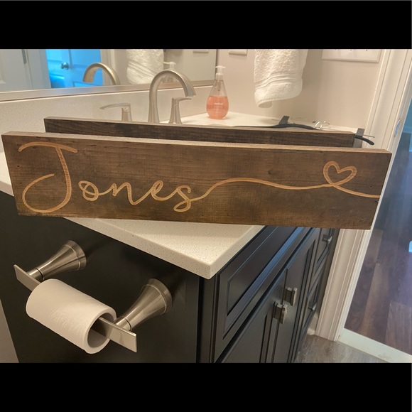 Engraved Mason Jar Centerpiece (Jones) - Picture 1 of 6